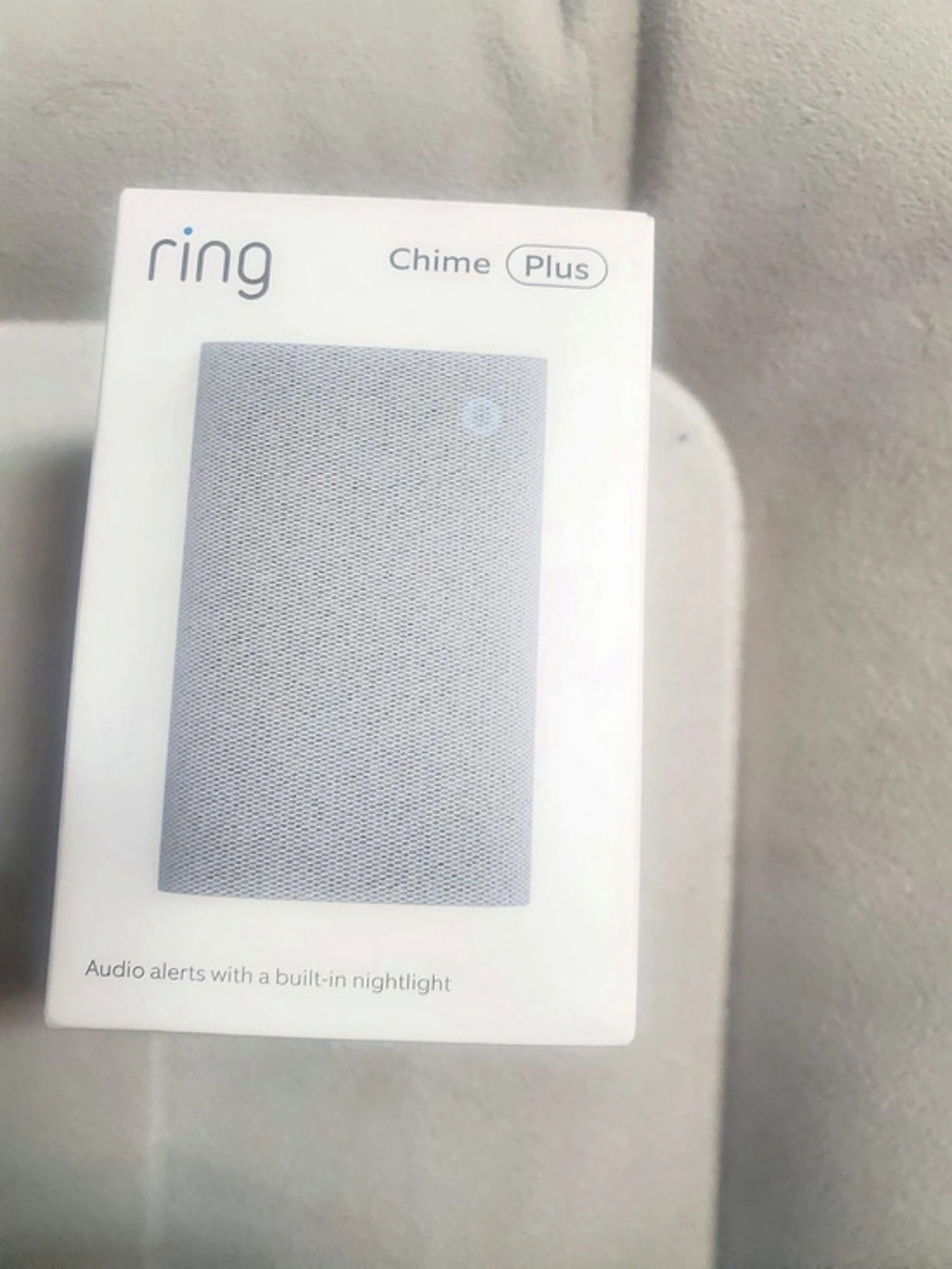 Ring Chime Plus White Wi-Fi Portable Speaker NWT